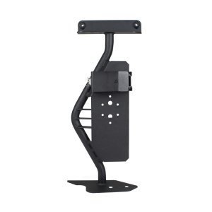 Jeep Wrangler JLU Jack Mount - Front - Go Rhino - Textured Black - `18-`24